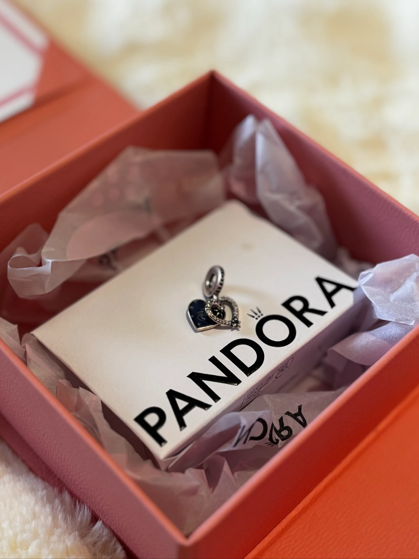 Peça pedente coração Pandora 
